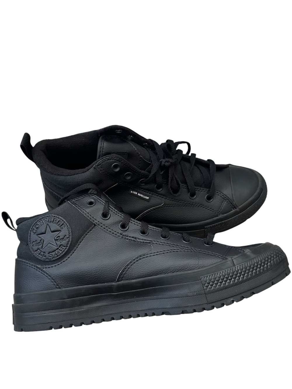 Converse Chuck Taylor All Star Berkshire Boot Triple Black Water Repellent 11.5